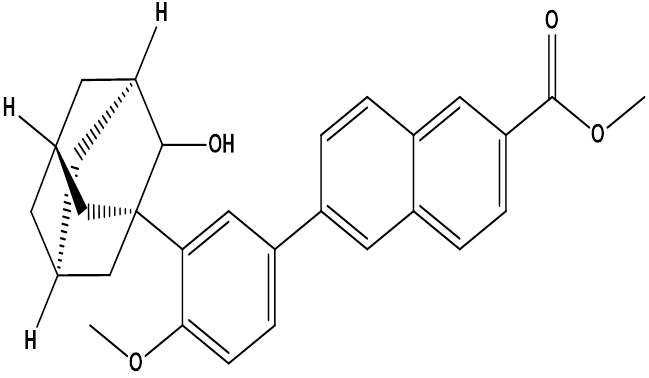 Adapalene 2-Hydroxy Methyl Ester